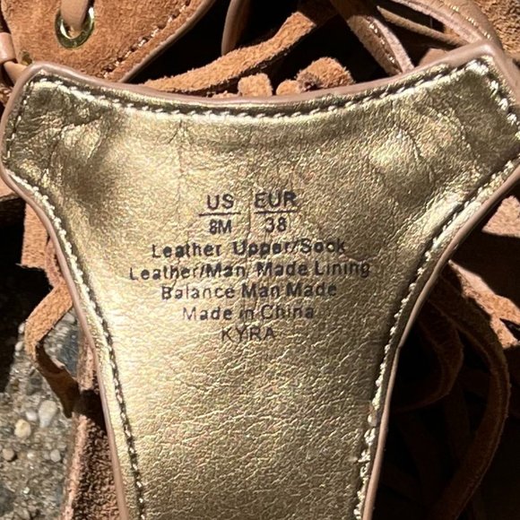 Sam Edelman Kyra Gladiator Boho Fringe Sandal  - Picture 16 of 16